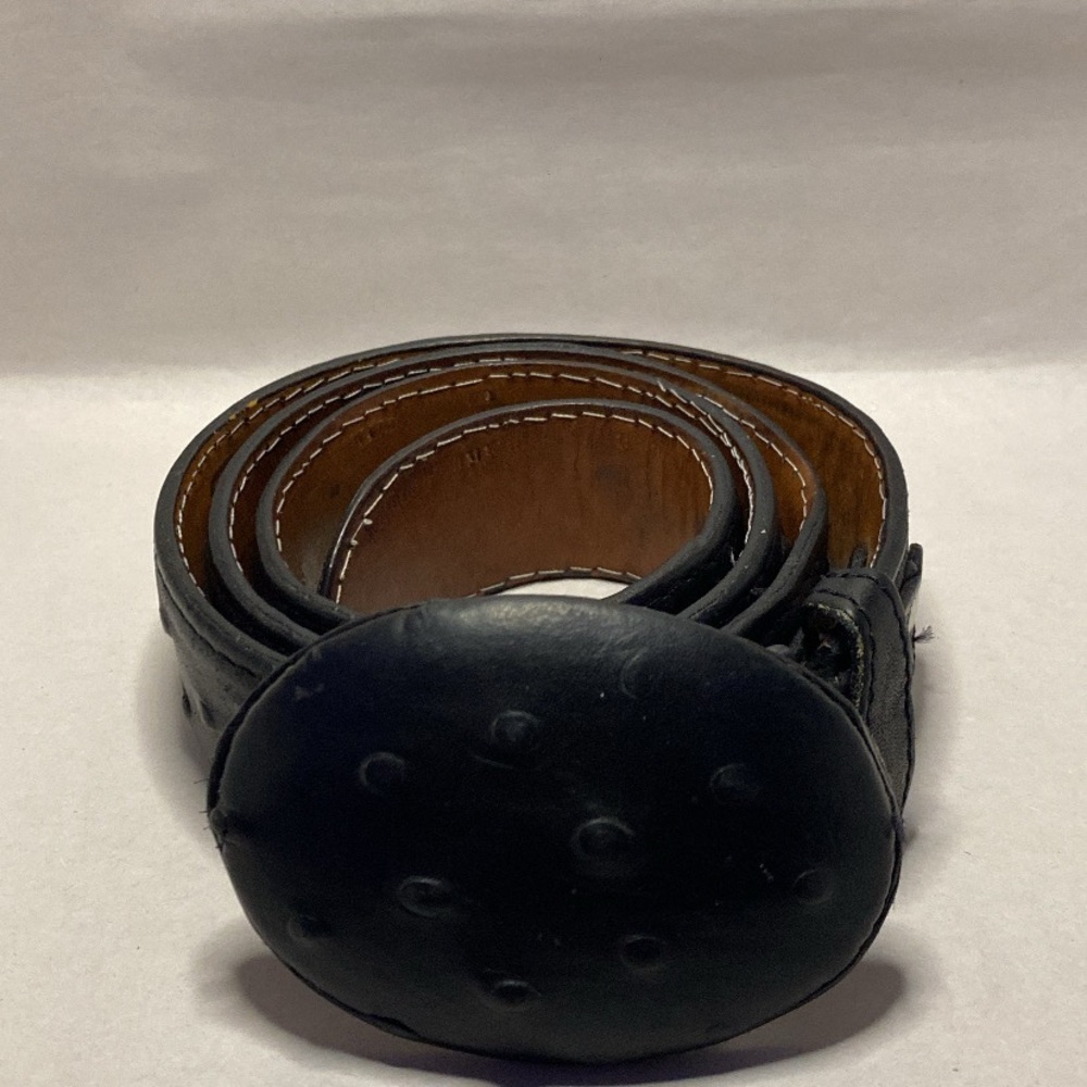 Others Follow Black Leather Belt Bag